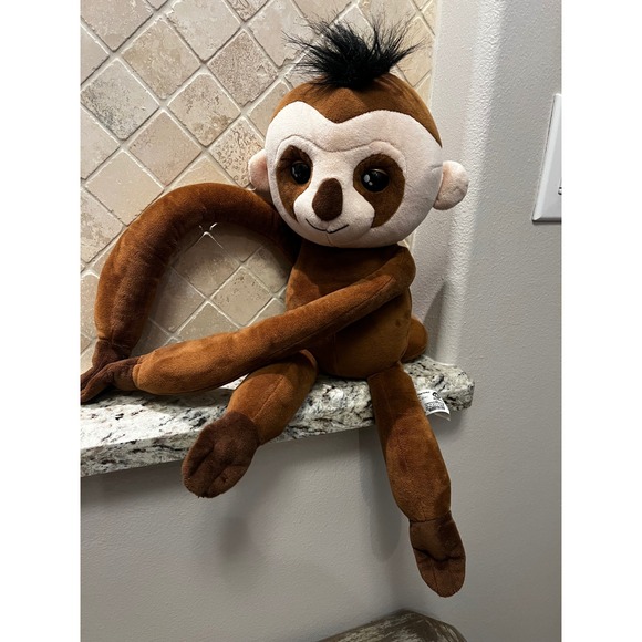 Wowwee Other - WowWee‎ Fingerlings Kingsley the Sloth Brown Plush Stuffed Animal Toy 2018 18 in